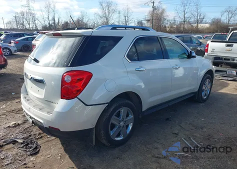 2015 Chevrolet Equinox Ltz z USA, uszkodzony, nr VIN 1GNALDEK0FZ107574